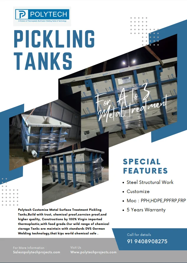 Pickling Tanks